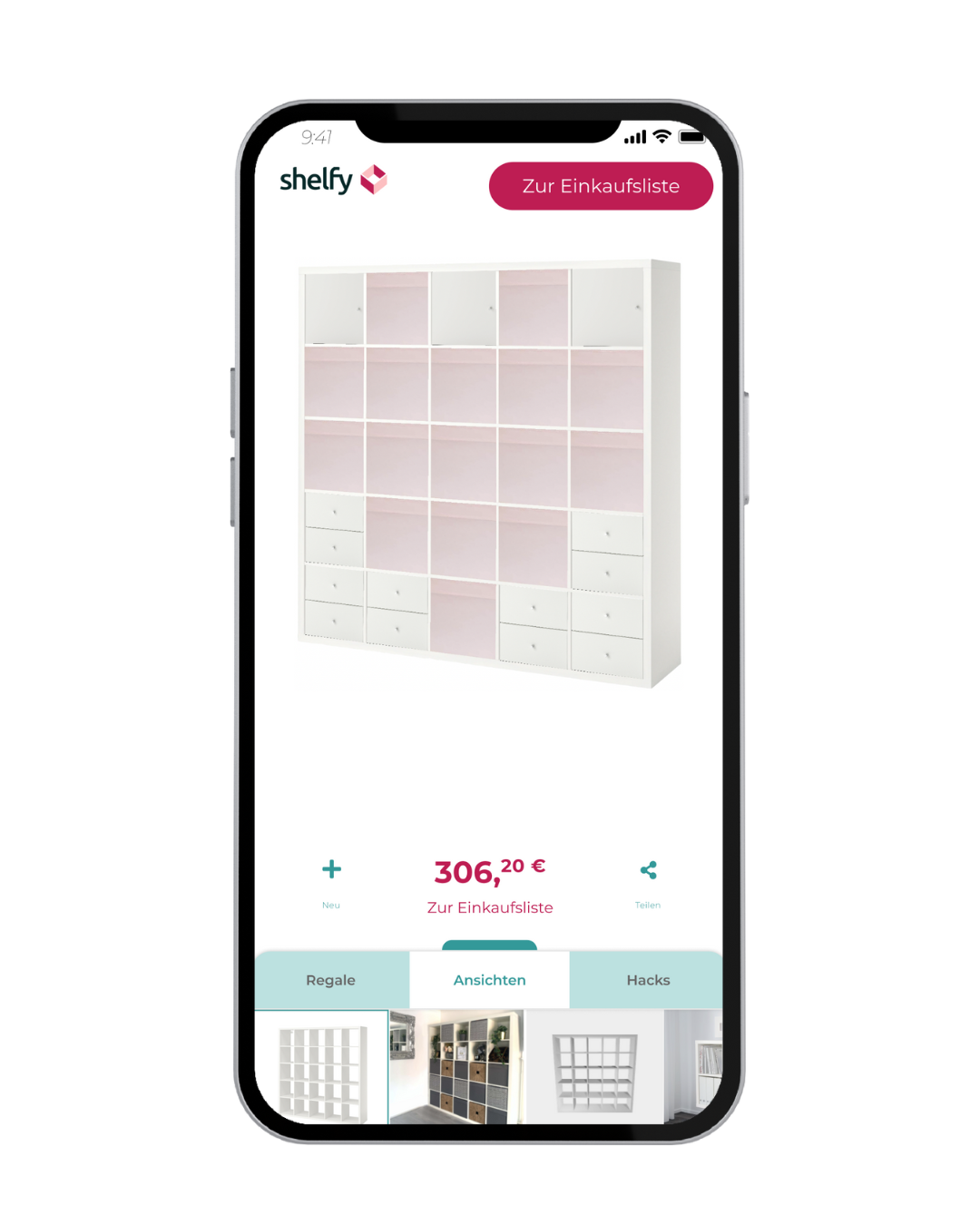 Shelfy_Kallaxplaner_Ikea_3D_Entwicklung_Design_Software