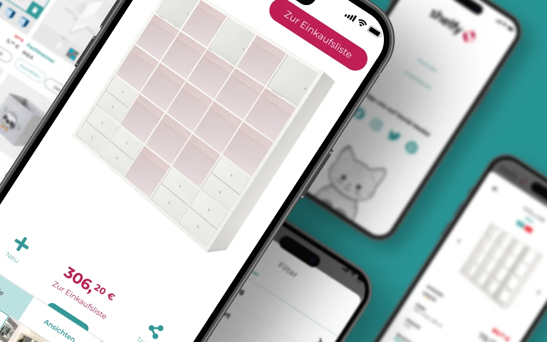 shelfy: Intuitiver 3D Kallax Konfigurator